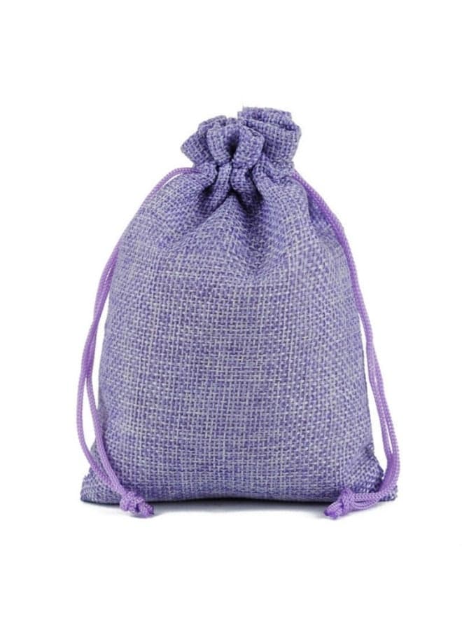 50-Piece Multi-size Linen Jute Drawstring Gift Bags