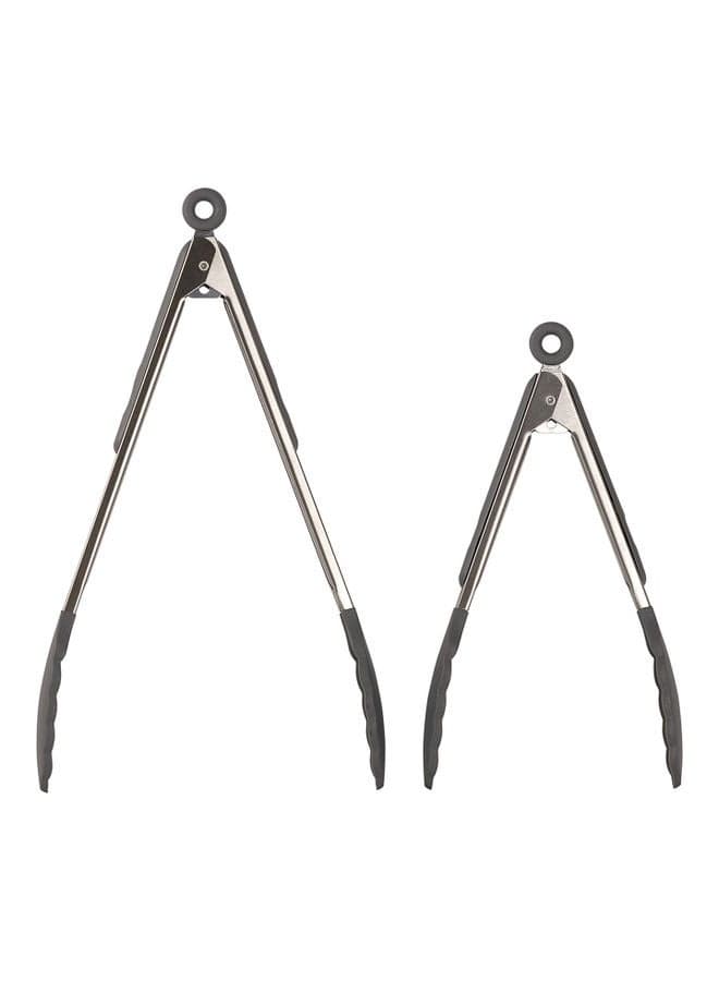 Tongs For Cooking With Silicone Tips Assorted