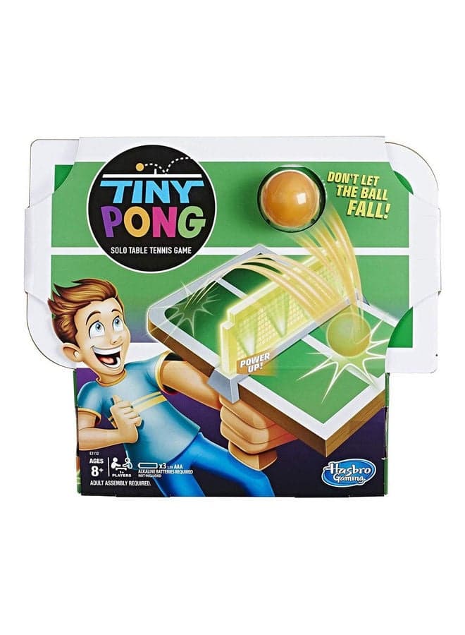 Tiny Pong Solo Table Tennis Game 3.19 x 11.46 x 9.88inch