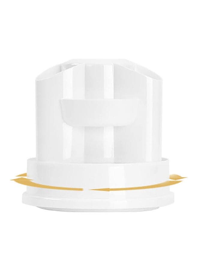 Rotatable Multifunctional Pen Holder White
