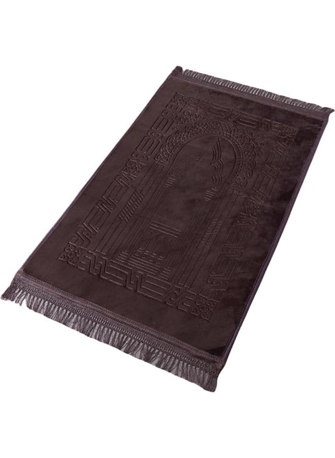 Velvet Prayer Mat Coffee