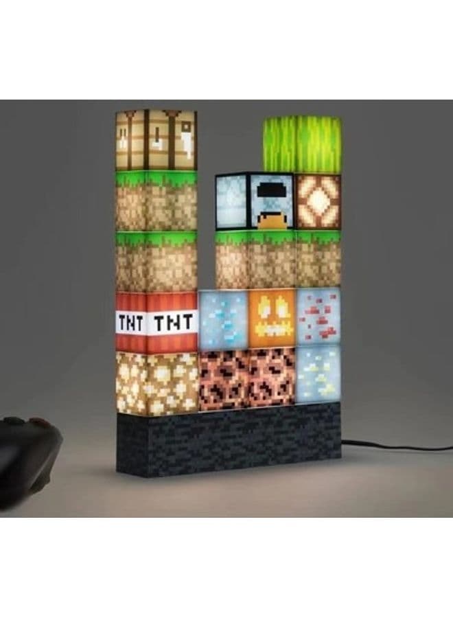 Minecraft Diy Creative Novelty Patchwork Lights Multicolour