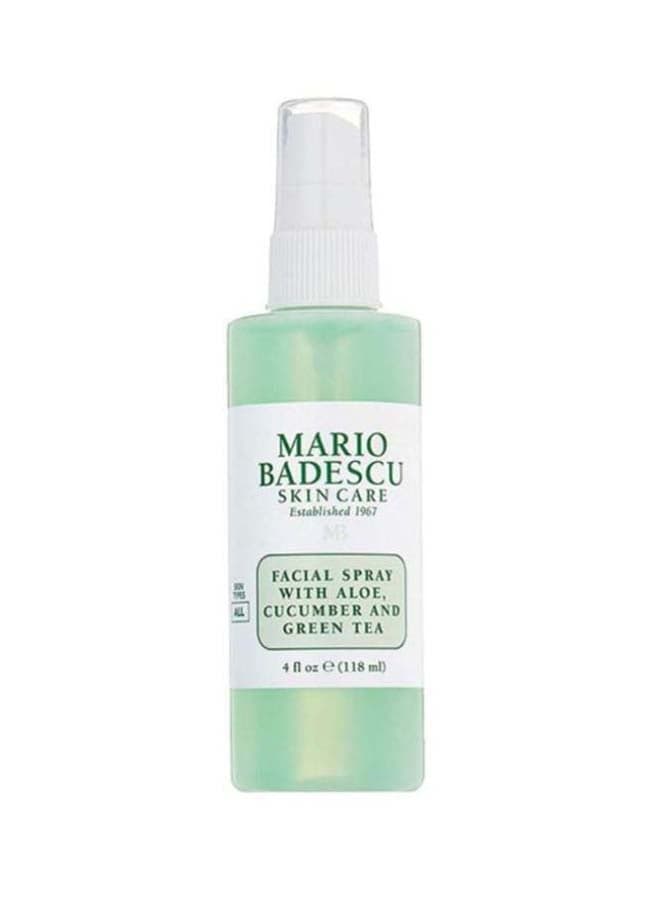 Facial Spray With Aloe, Cucumber And Green Tea Clear 118ml