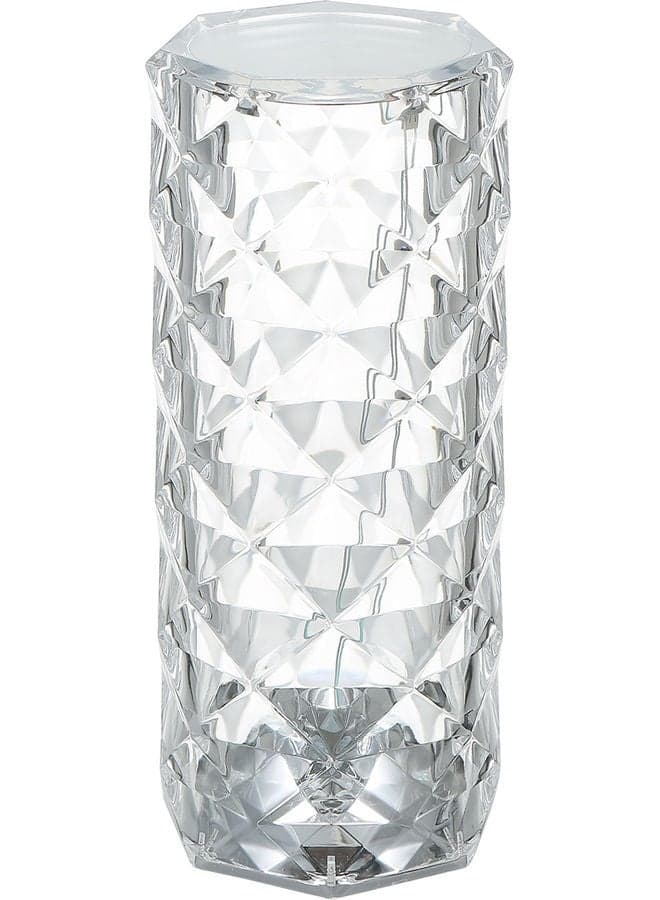 Adjustable USB Crystal Bedside Night Light Clear 27x13x13cm