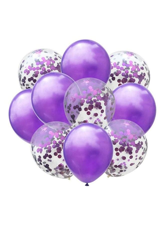 10-Piece Party Decoration Balloon Set 12inch