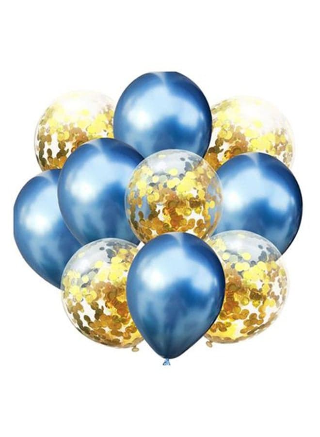 10-Piece Decorative Party Balloons 3.9x7.9x5.9inch