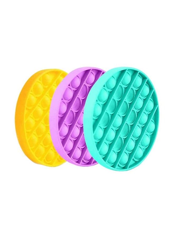 3-Piece Push Pop It Bubble Fidget Sensory Toys