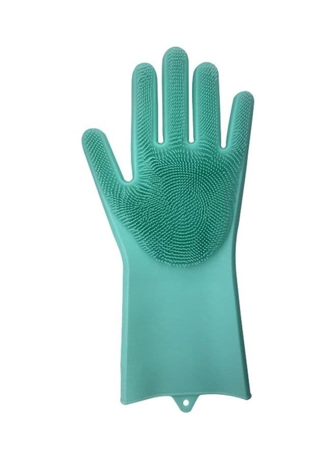 Magic Dish Washing Gloves Green 15x15x4cm