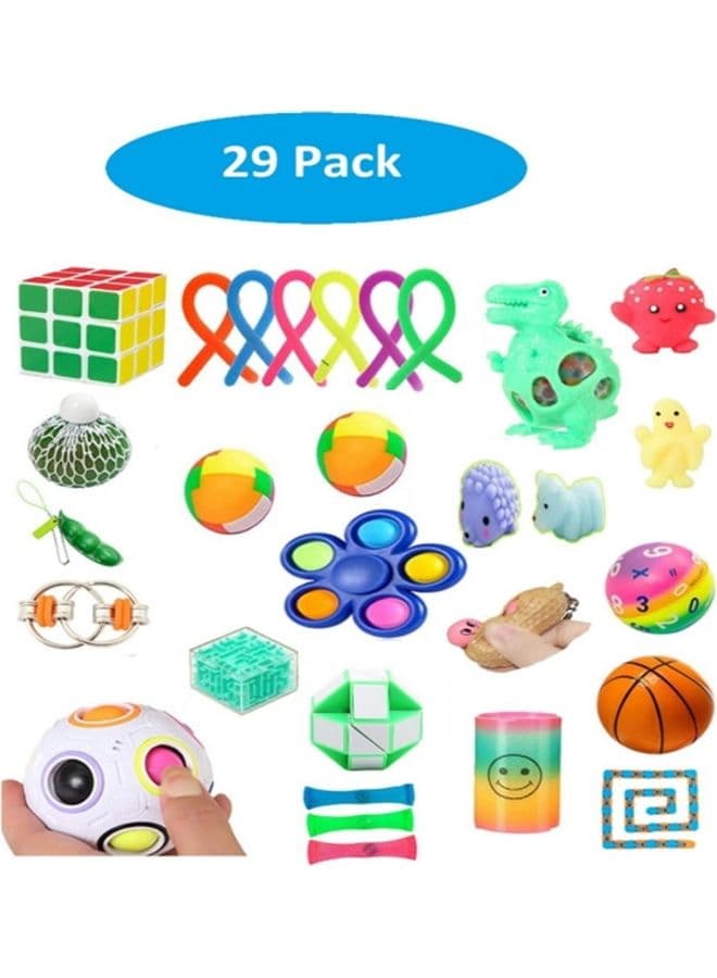 29-Piece Stress Relief and Anti-Anxiety Tools Bundle for Kids and Adults