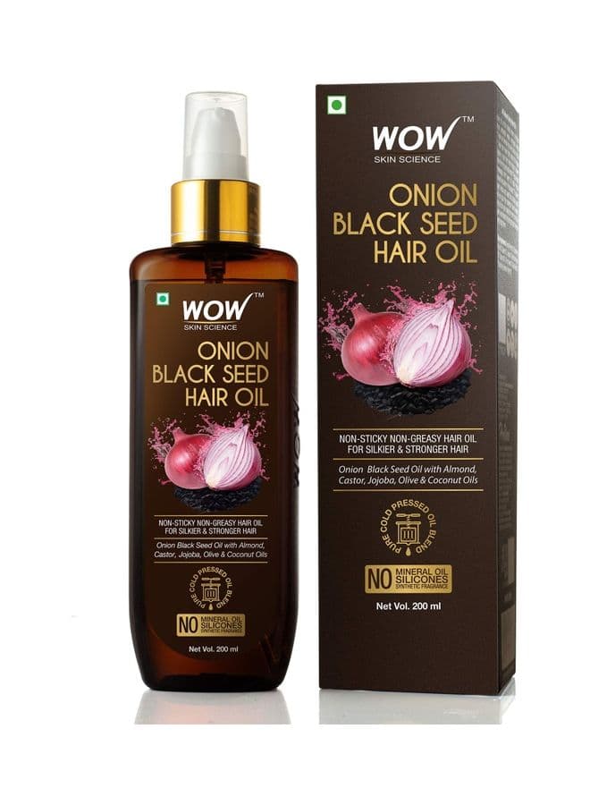 Skin Science Onion Black Seed Hair Oil Multicolour 200ml