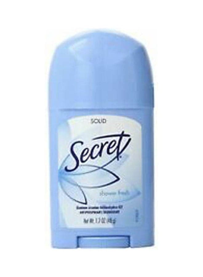 Anti-Perspirant Deodorant Solid Shower Fresh 1.70 Oz Blue 45grams