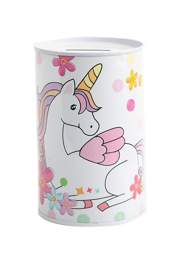 Unicorn Printed Money Saving Box
