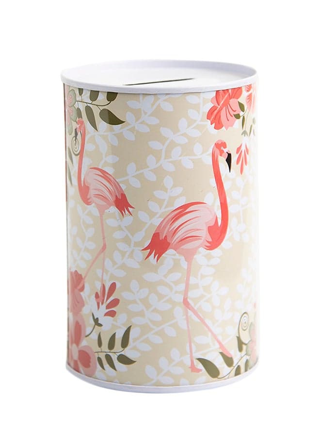 Flamingo Printed Money Saving Box