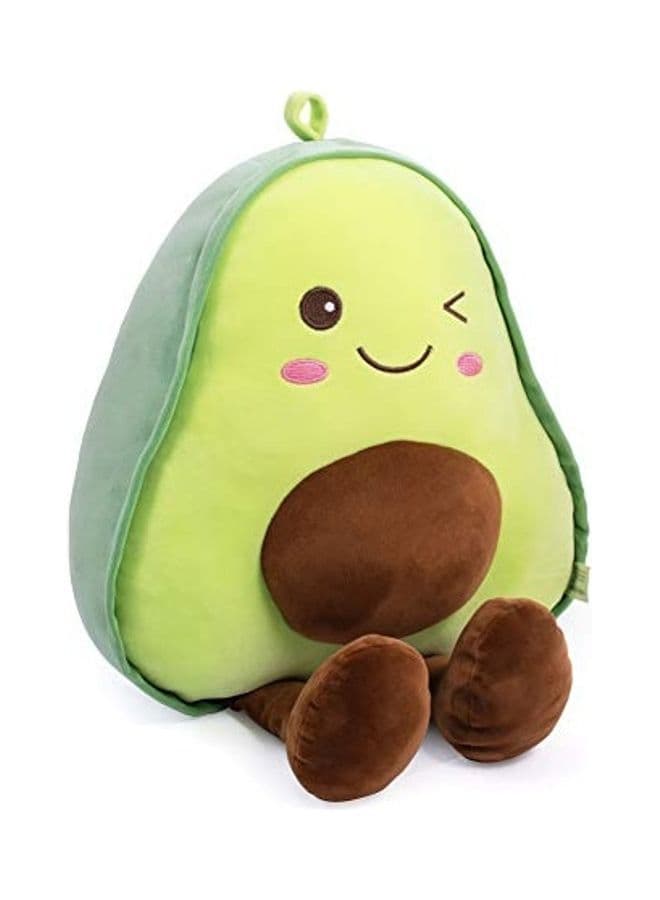 Snuggly Stuffed Avocado Fruit Soft Plush Toy 30 x 15 x 10cm