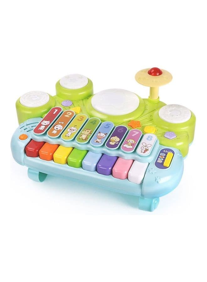 Baby Toys Electric Xylophone With Game Drum For Montessori 27x39x10.5cm