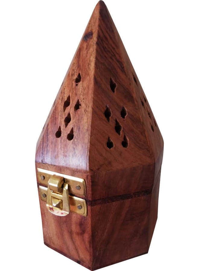Incense Burner Holder Brown 17.5 x 9.5cm