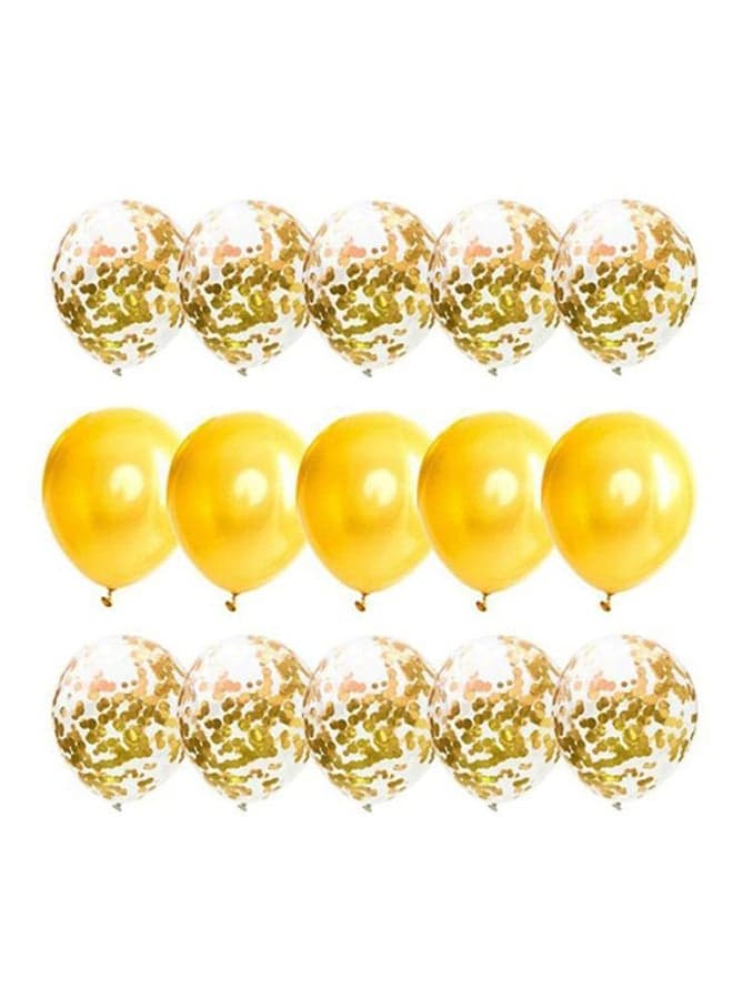 15-Piece Party Decoration Balloon Set 12inch