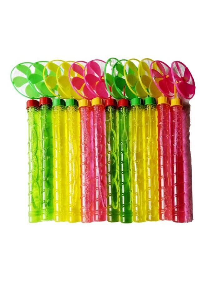 24-Piece Plastic Bubble Stick With Ring Windmill Toy 805B