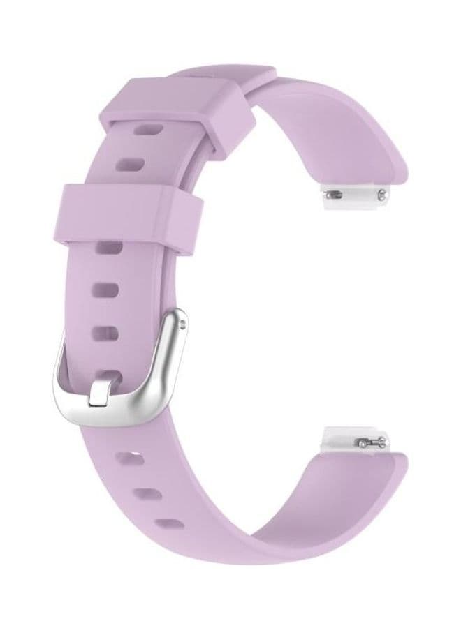 Silicone Replacement Strap Watchband For Fitbit Ace 3/Inspire 2 Light Purple
