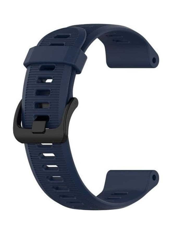 Silicone Strap For Garmin Forerunner 945 Midnight Blue