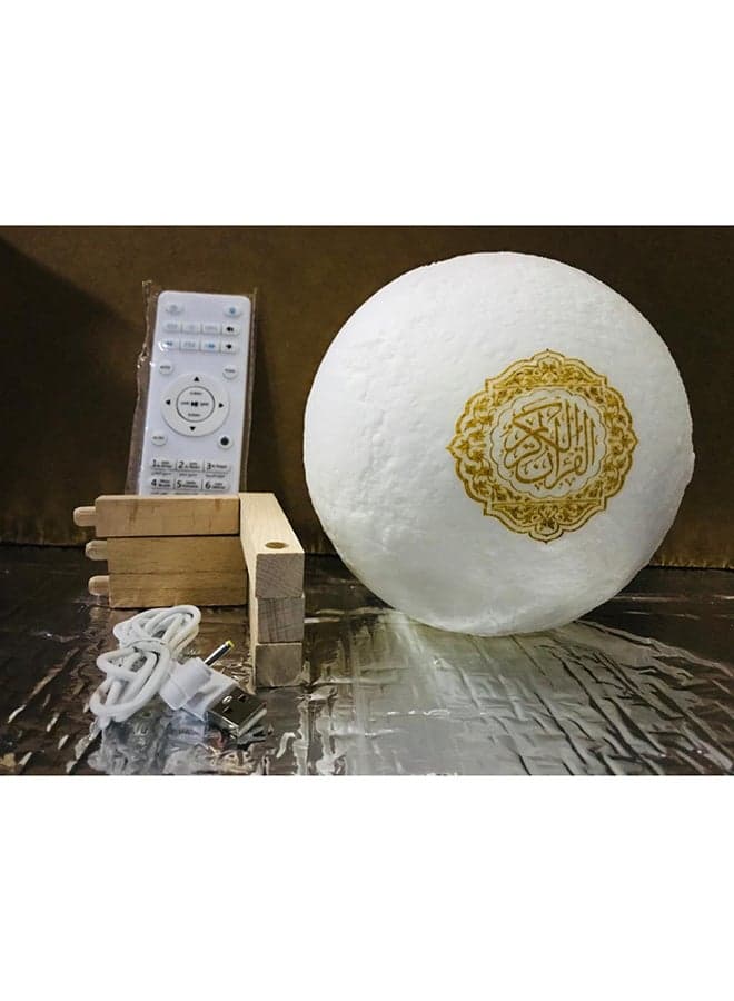 Quran Moon Lamp Speaker white