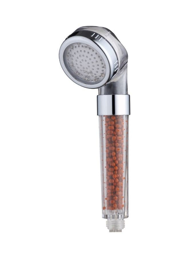 Filter Filtration 7 Colour LED Light Automatically Changing Water Saving G1/2 Bath Handheld Shower Head Replacement Multicolour 23.00 x 6.80 x 7.50cm