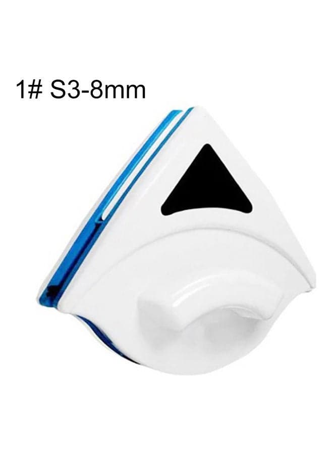 Triangular Double-Sided Magnetic Window Scraper White/Blue