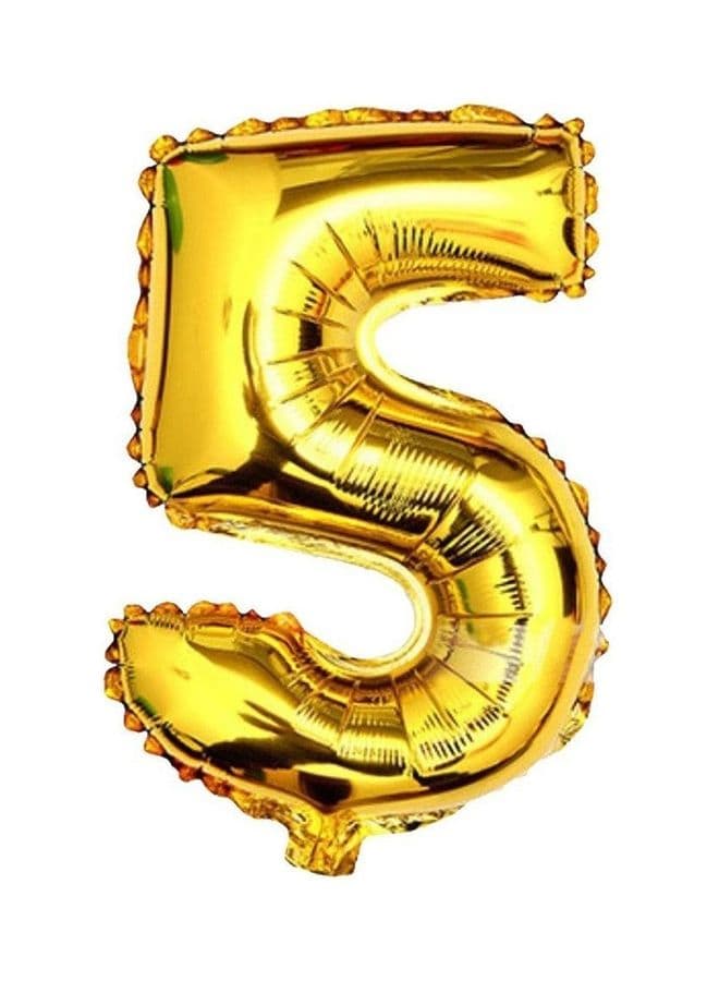 5 Number Foil Balloon for Party Supplies 16inch