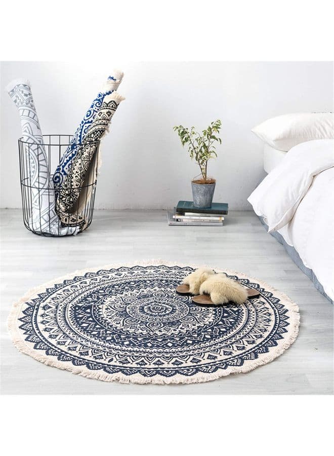 Nordic Handmade Tassel Carpet Multicolour 60cm