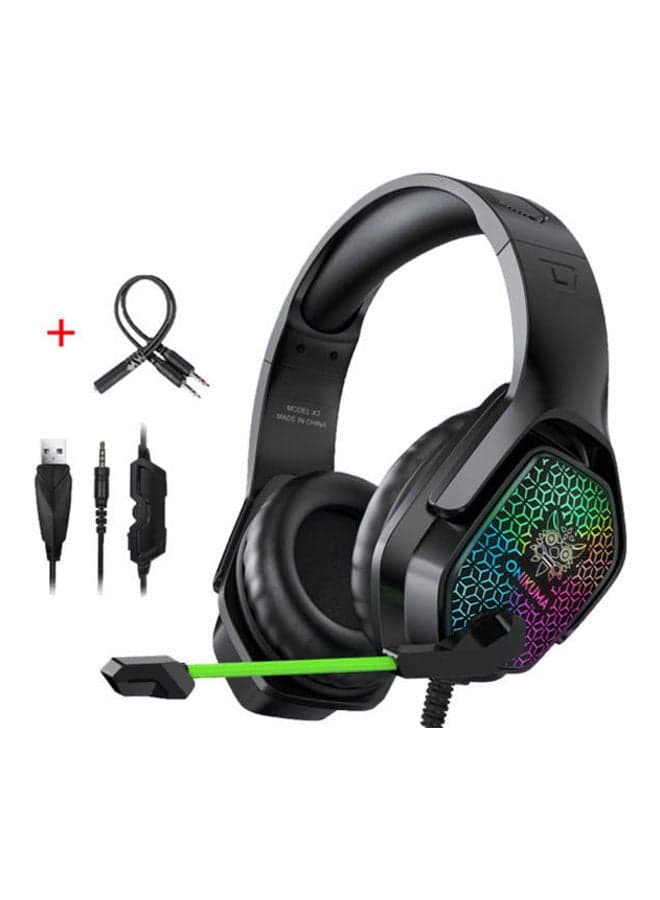 X3 Gameing Headphone Black