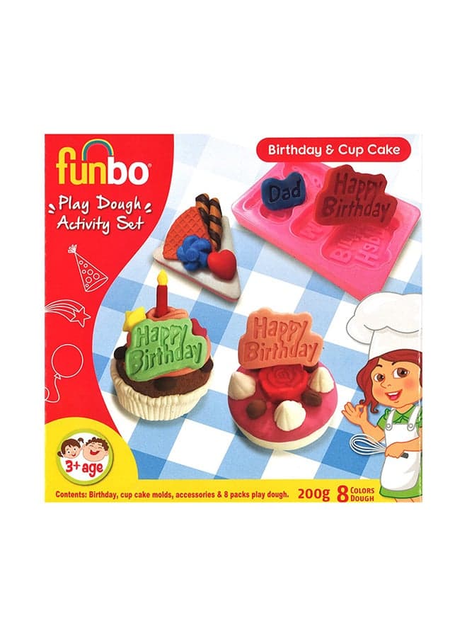 Play Dough Birthday and Cupcakes Activity Set Multicolor