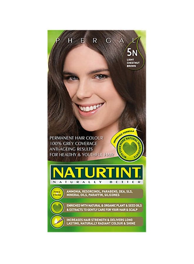 Permanent Hair Color 5N Light Chestnut Brown 165ml