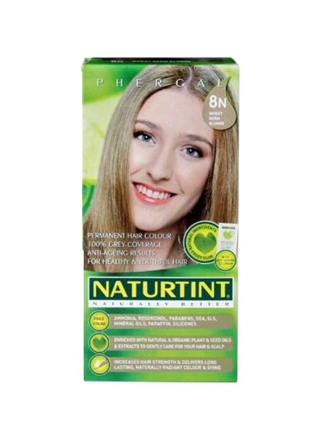 Naturally Permanent Hair Colour 8N Wheat Germ Blonde 165ml