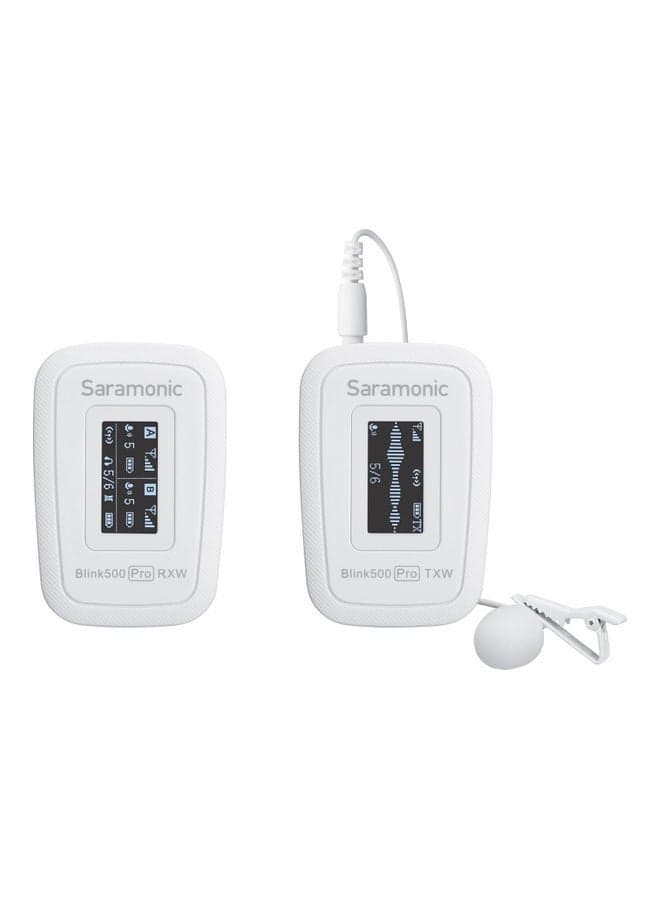 Blink 500 Pro B1 Wireless Microphone System (1 Transmitter + 1 Receiver) White