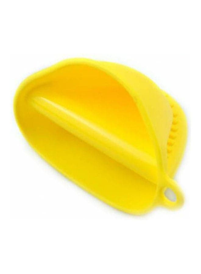Hot Holder Oven Mitt Yellow 14x14x7cm