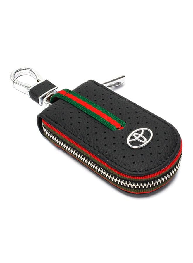Toyota Logo Key Fob Case With Carabiner Hook