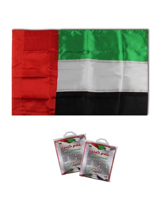 2-Meter Length UAE National Flag Multicolour