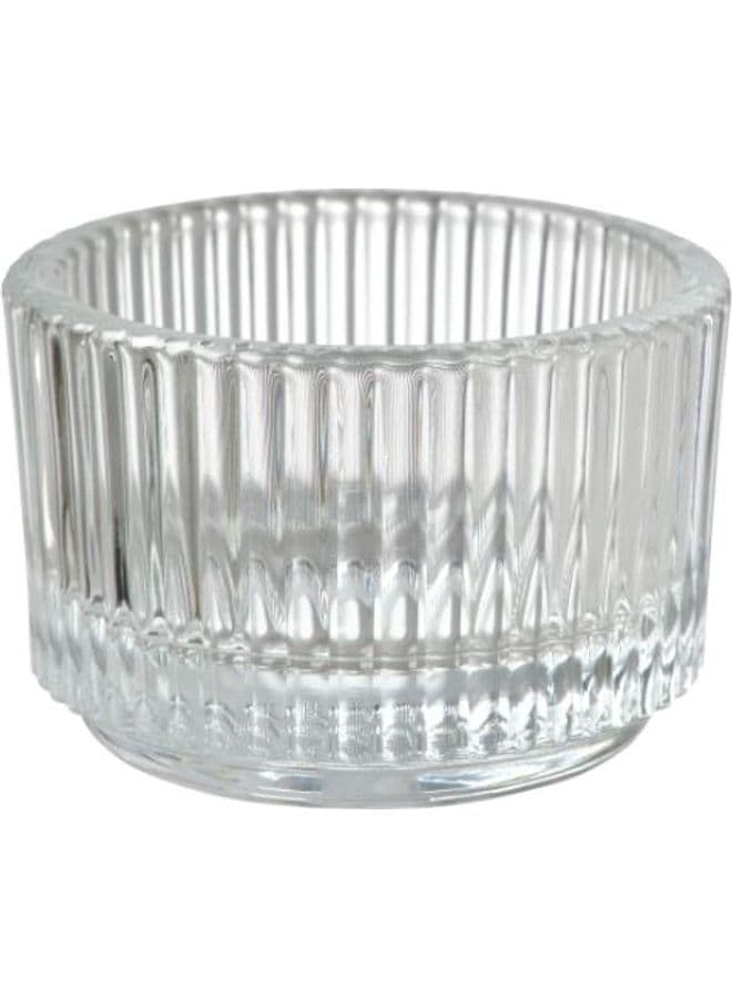 Elegant Tealight Candle Holder Clear 3.5cm