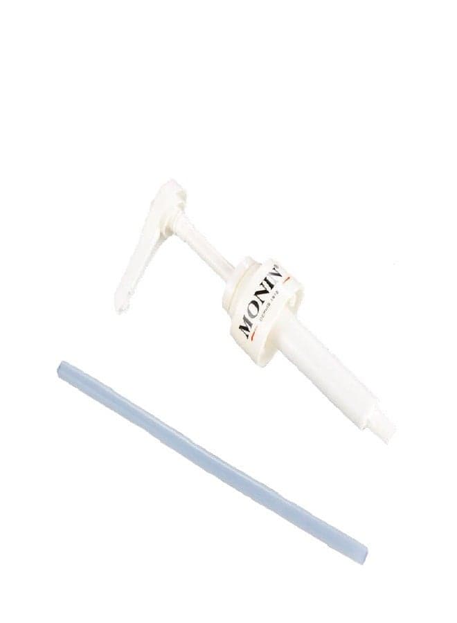 Syrup Pump For Glass Bottle White