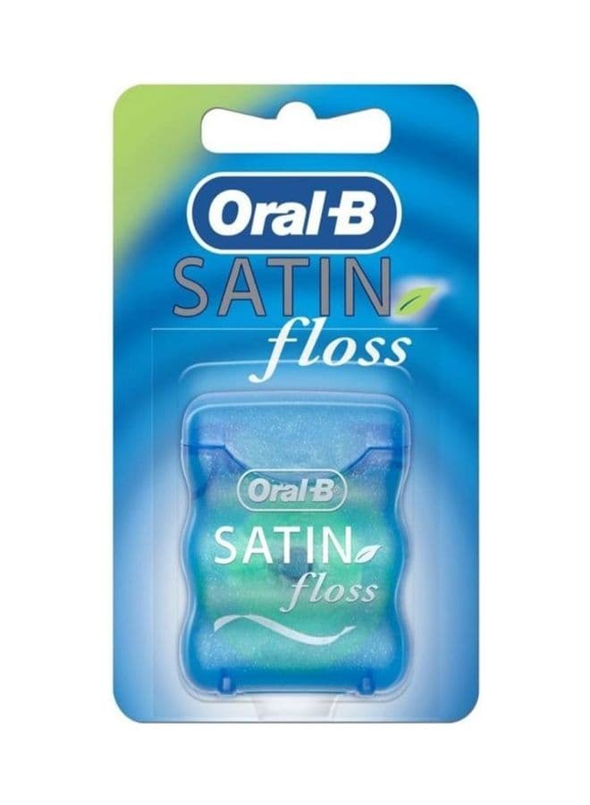 Mint Satin Floss Blue 25meter