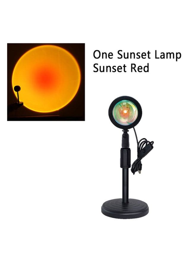 Sunset Projection Floor Stand Lamp Black