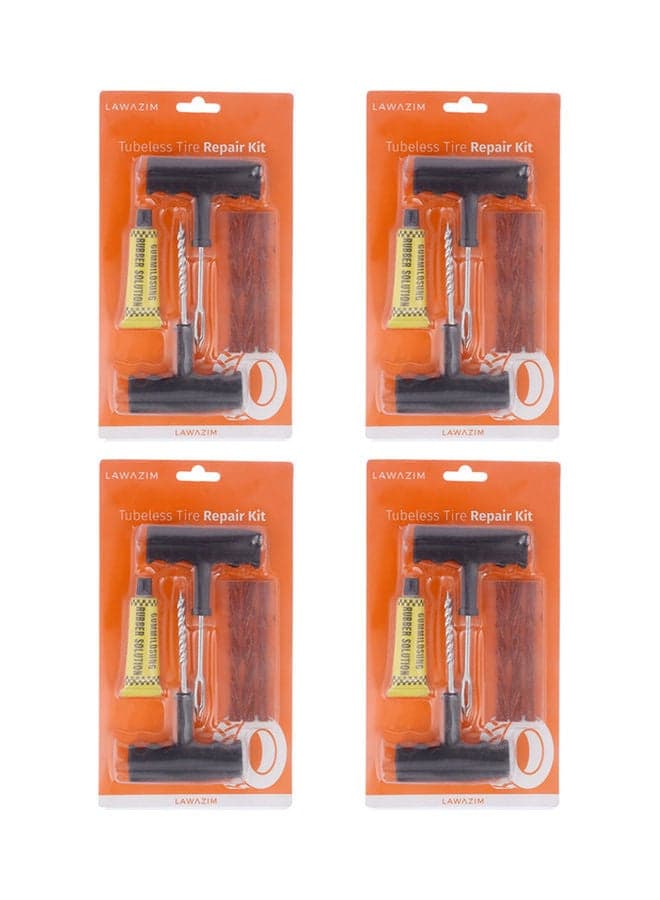 4-Piece Tubeless Tire Repair Kit
