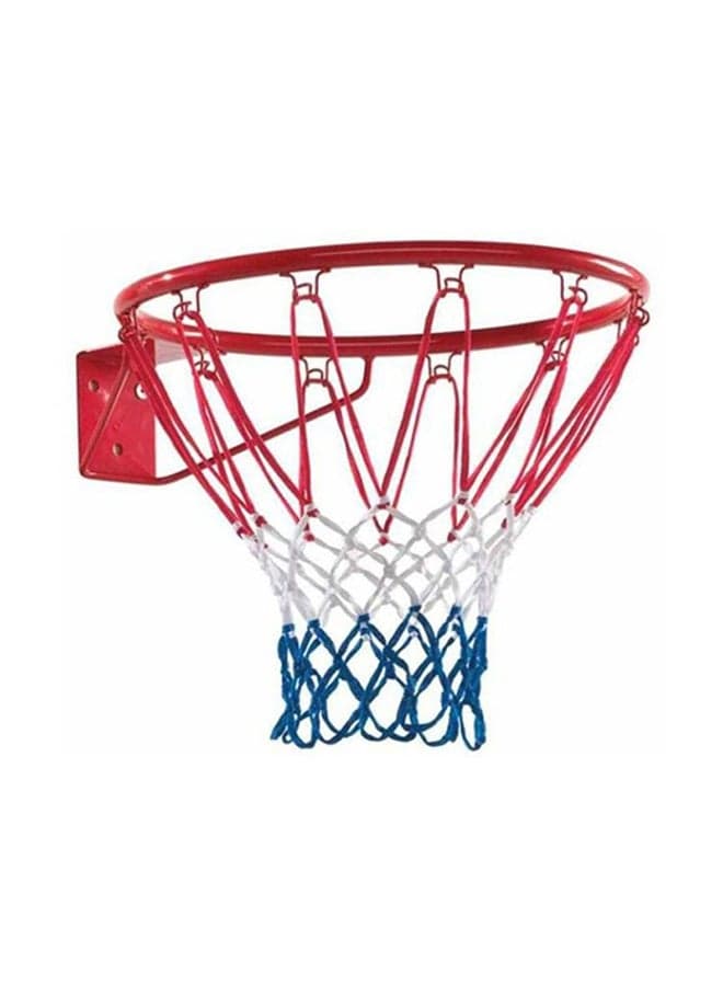 Non-Toxic Indoor Interactive Basketball Ring With Net And Bolt, Red/White/Blue