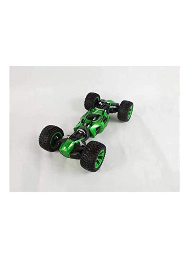 4Wd Rock Crawler Off Road Stunt Racing Cars Double Sided Toy Green