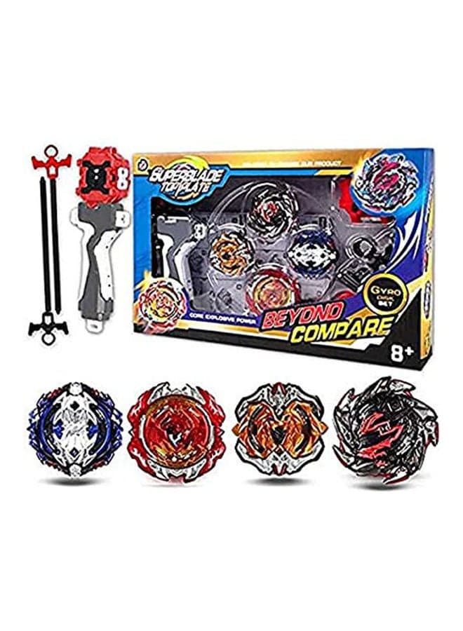 4-Pieces Bey Battle Gyro Burst Beyblade Evolution Attack Set For Battling Top
