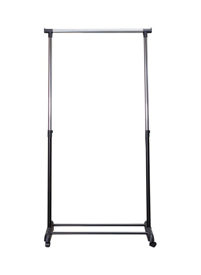 Cloth Hanger Steel and Plastic Multipurpose Garments Rack Multicolour 86.5 X 44 X 94cm