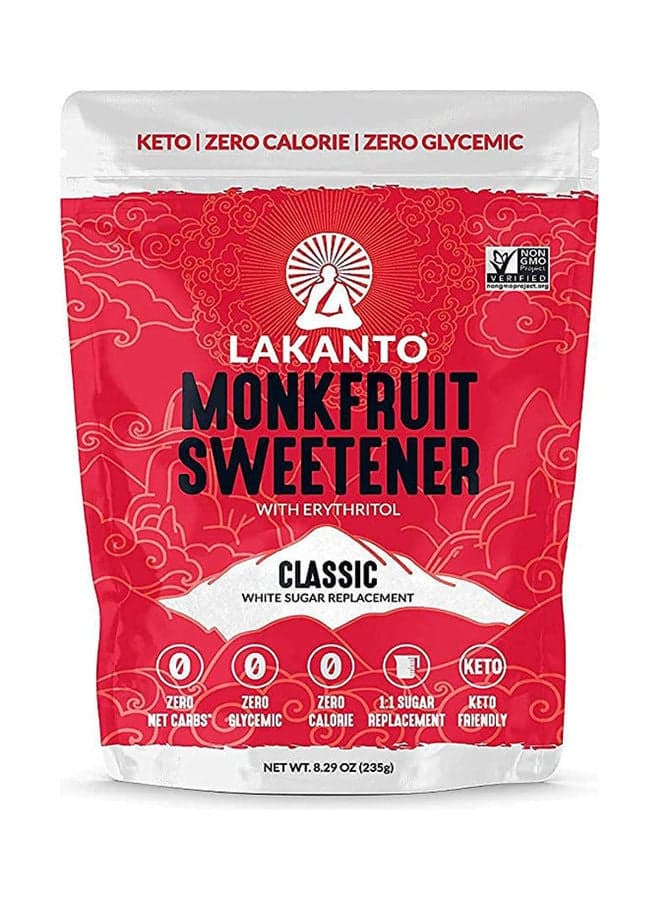 Monkfruit Sweetener With Erythritol  Classic 235grams
