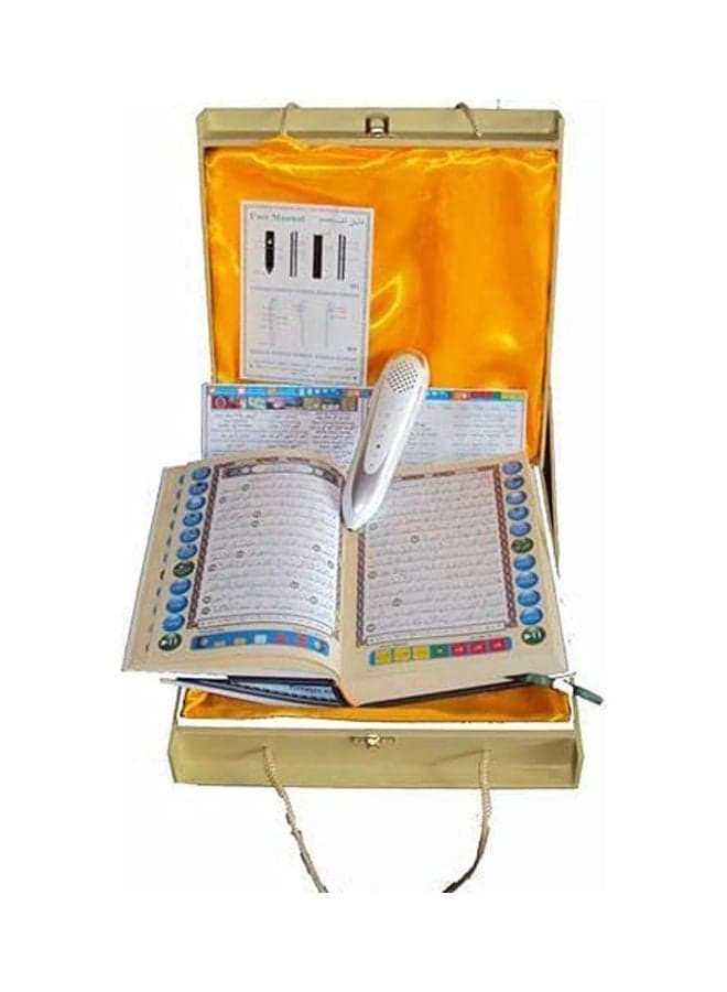 Word By Word Holy Quran Read Pen 4Gb Built In Memory With Small Quran Book White