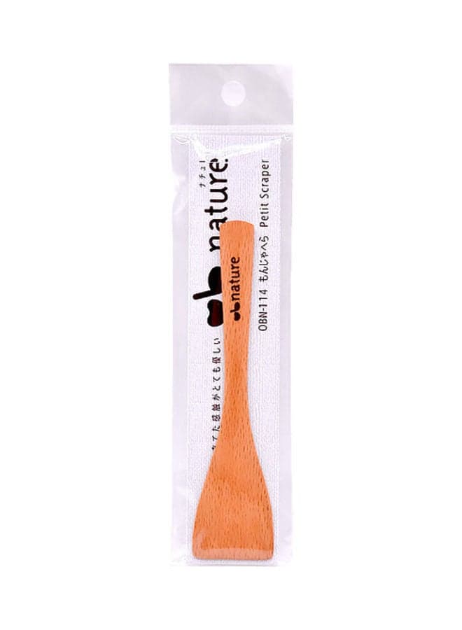 New Corporation Wooden Spatula Cream 15x4x1cm