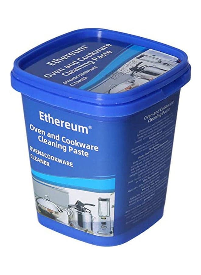 Oven And Cookware Cleaning Paste Kitchen Ware Cooking Utensil Powerful Cleaner Grease Stain Rust Remover Blue 8.5cm